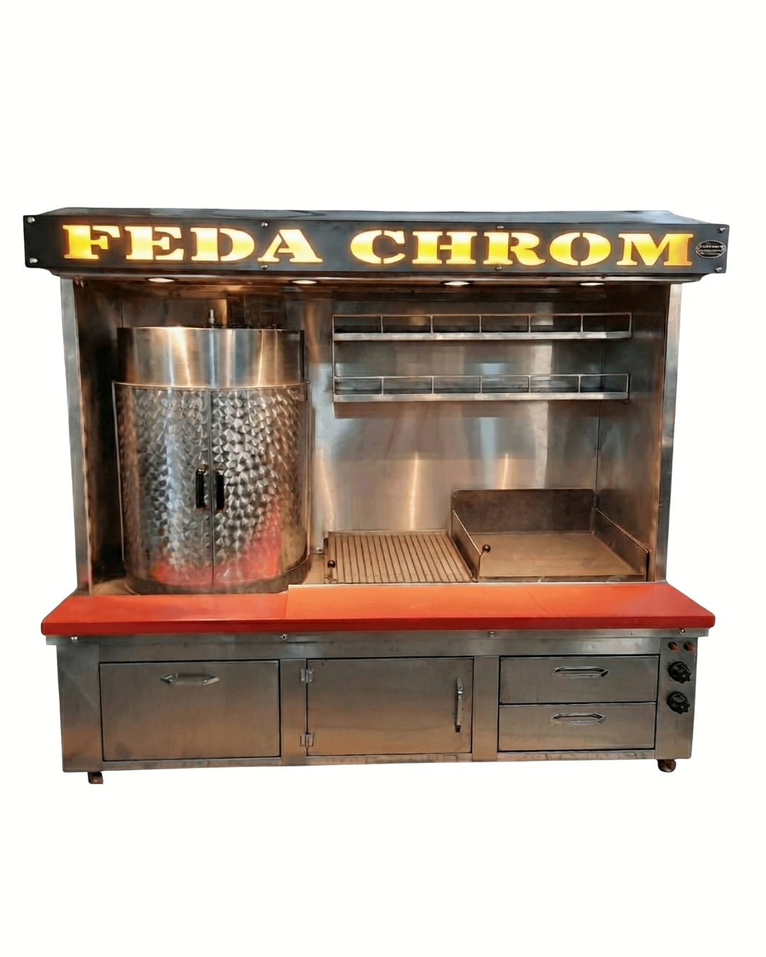 Yeni Nesil Otomatik Kokoreç Tezgahı 2 dönen otomatik kokoreç tezgahı