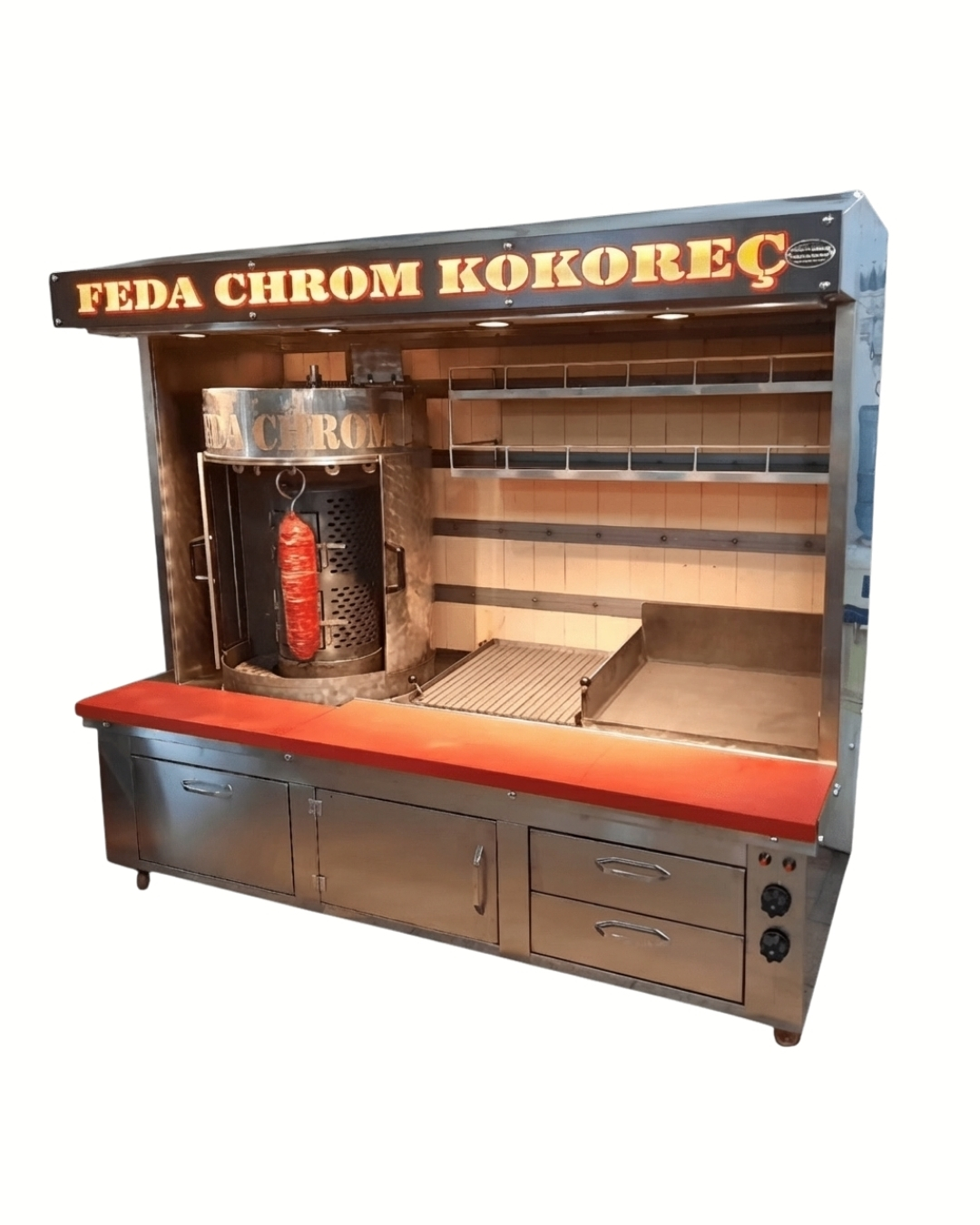 Yeni Nesil Otomatik Kokoreç Tezgahı 1 otomatik kokoreç tezgahı