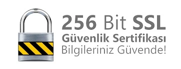 256bit güvenli ödeme